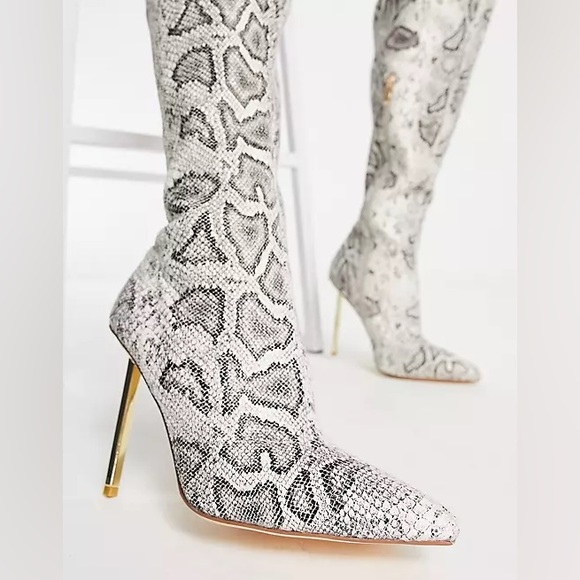 SIMMI London Duke Stiletto Boots - Picture 4 of 5